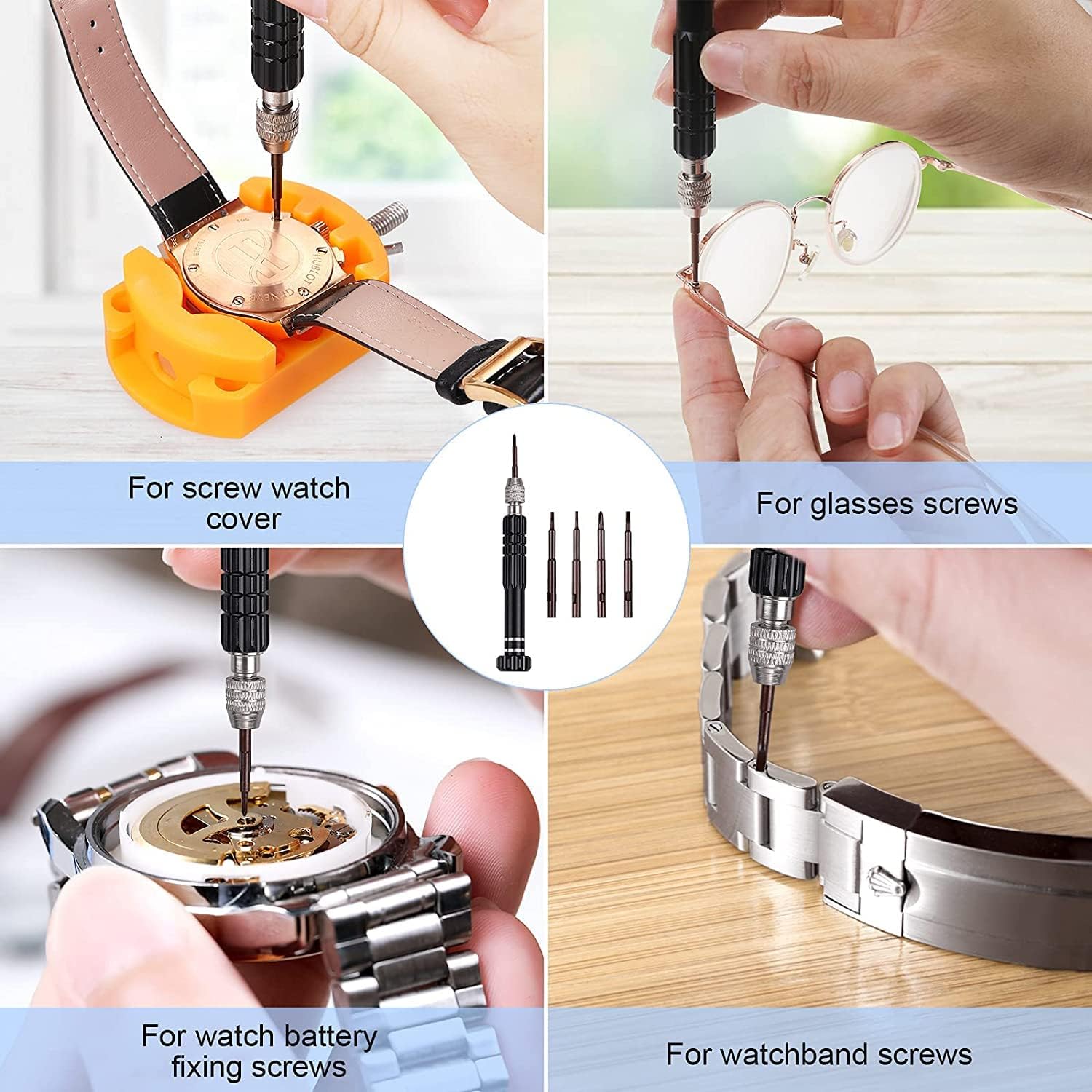 32 pcs Watch Battery Replaceme - Spring Bar Tool Set บทวิจารณ์และราคา