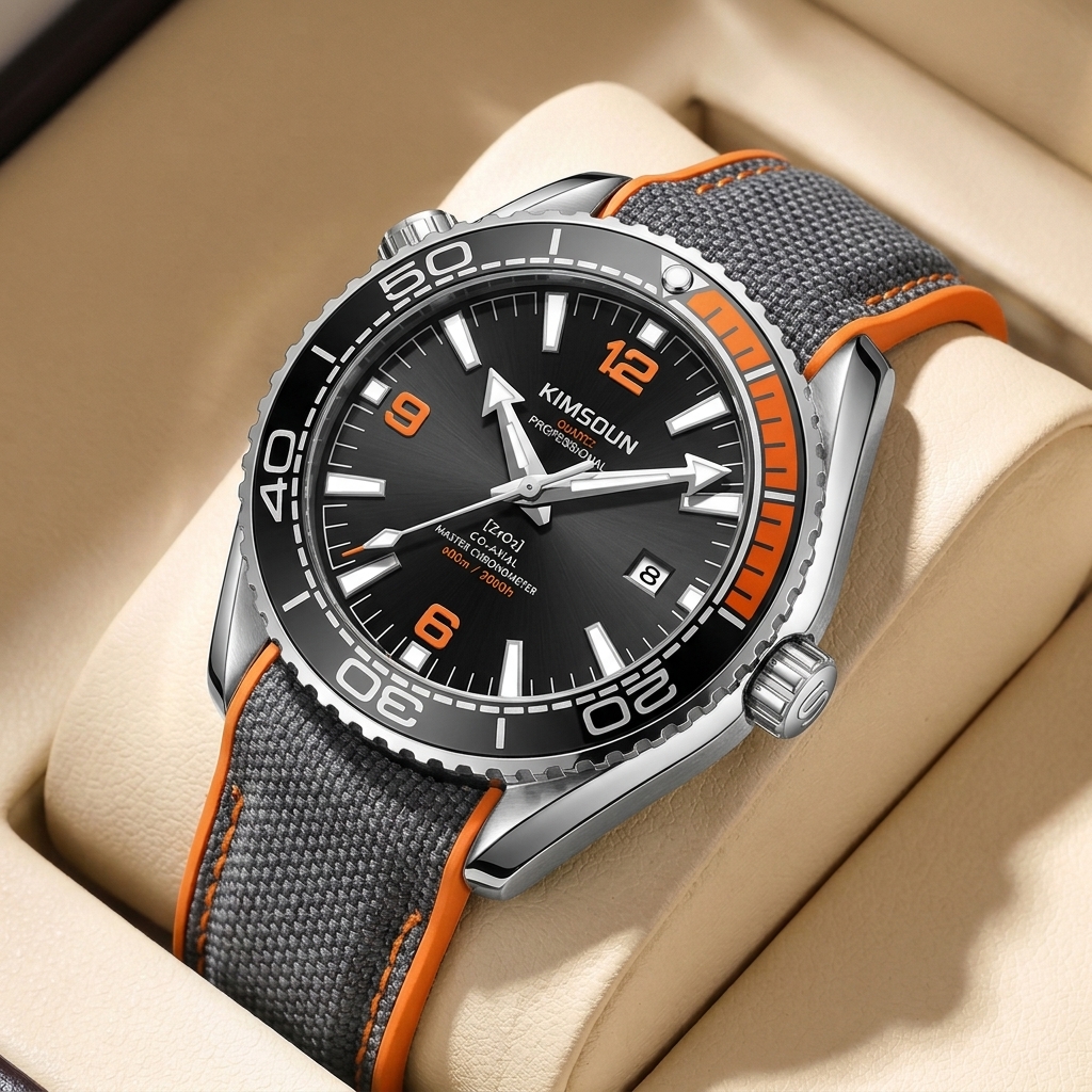 1 piece sporty men's watch wit - Canvas Strap Watch บทวิจารณ์และราคา