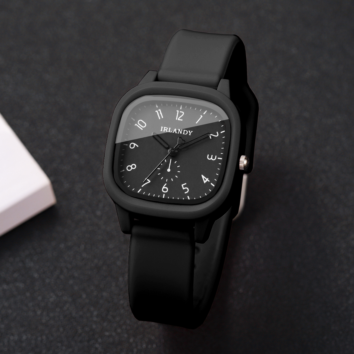 Fashion Square Women Quartz Wa - Silicone Band Women บทวิจารณ์และราคา