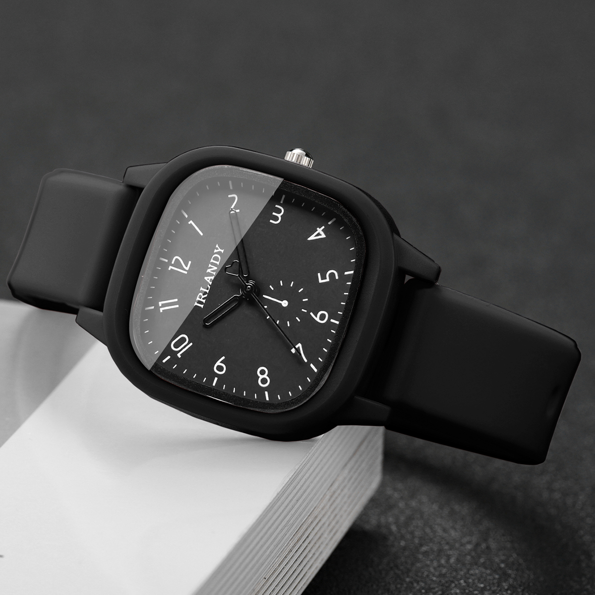 Fashion Square Women Quartz Wa - Silicone Band Women บทวิจารณ์และราคา