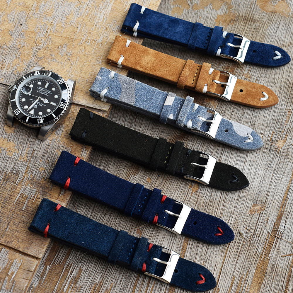 High Quality Vintage Suede Lea - Suede Strap Watch บทวิจารณ์และราคา