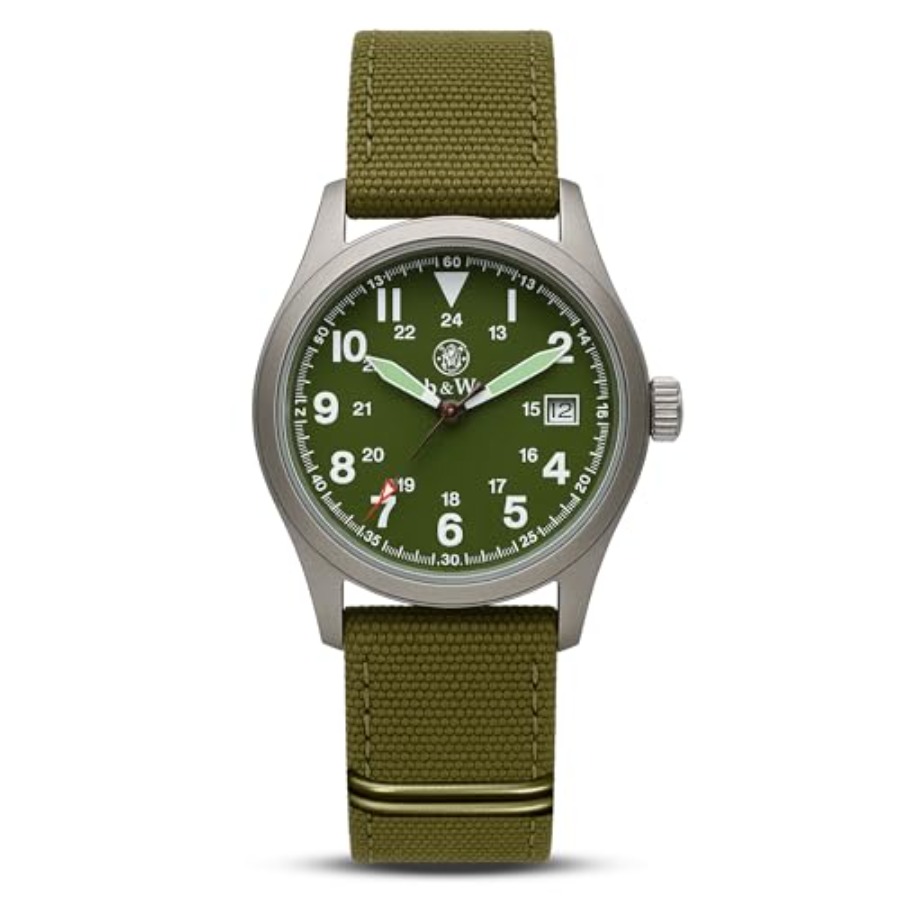 Men's Military Watch, 3 Interc - Canvas Strap Watch บทวิจารณ์และราคา