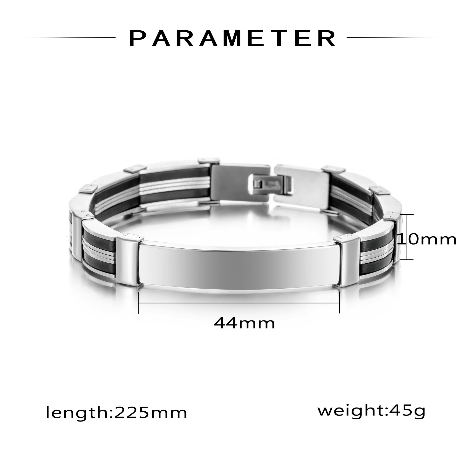 Punk Custom TEXT Name Men Stai - Silicone Band Women บทวิจารณ์และราคา