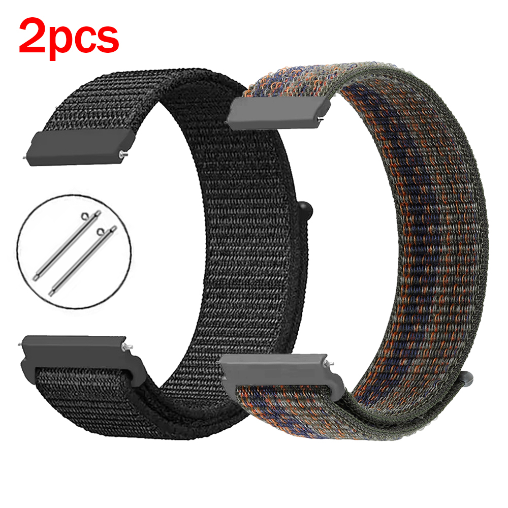 2Pcs 22mm Nylon Sport Strap Fo - Sport Loop Velcro บทวิจารณ์และราคา