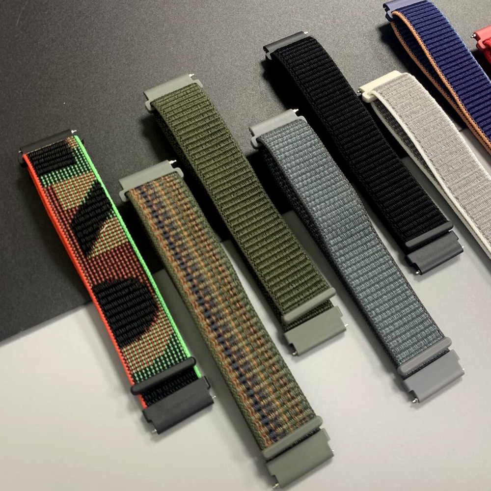 2Pcs 22mm Nylon Sport Strap Fo - Sport Loop Velcro บทวิจารณ์และราคา
