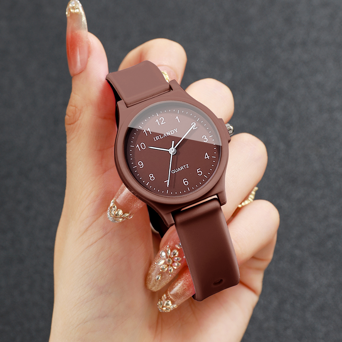 2PCS Fashion Arabic Dial Women - Silicone Band Women บทวิจารณ์และราคา
