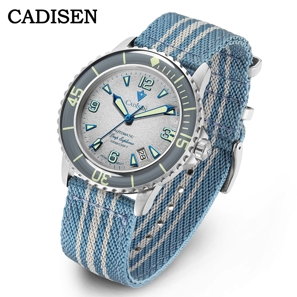CADISEN Deep Explorer MIYOTA 8 - Canvas Strap Watch บทวิจารณ์และราคา