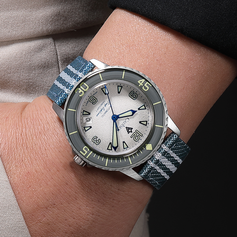 CADISEN Deep Explorer MIYOTA 8 - Canvas Strap Watch บทวิจารณ์และราคา