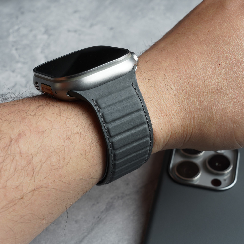 Magnetic Nappa Genuine Strap f - Suede Strap Watch บทวิจารณ์และราคา
