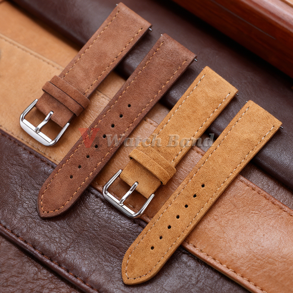 18/19/20/22mm Watch Band Genui - Suede Strap Watch บทวิจารณ์และราคา