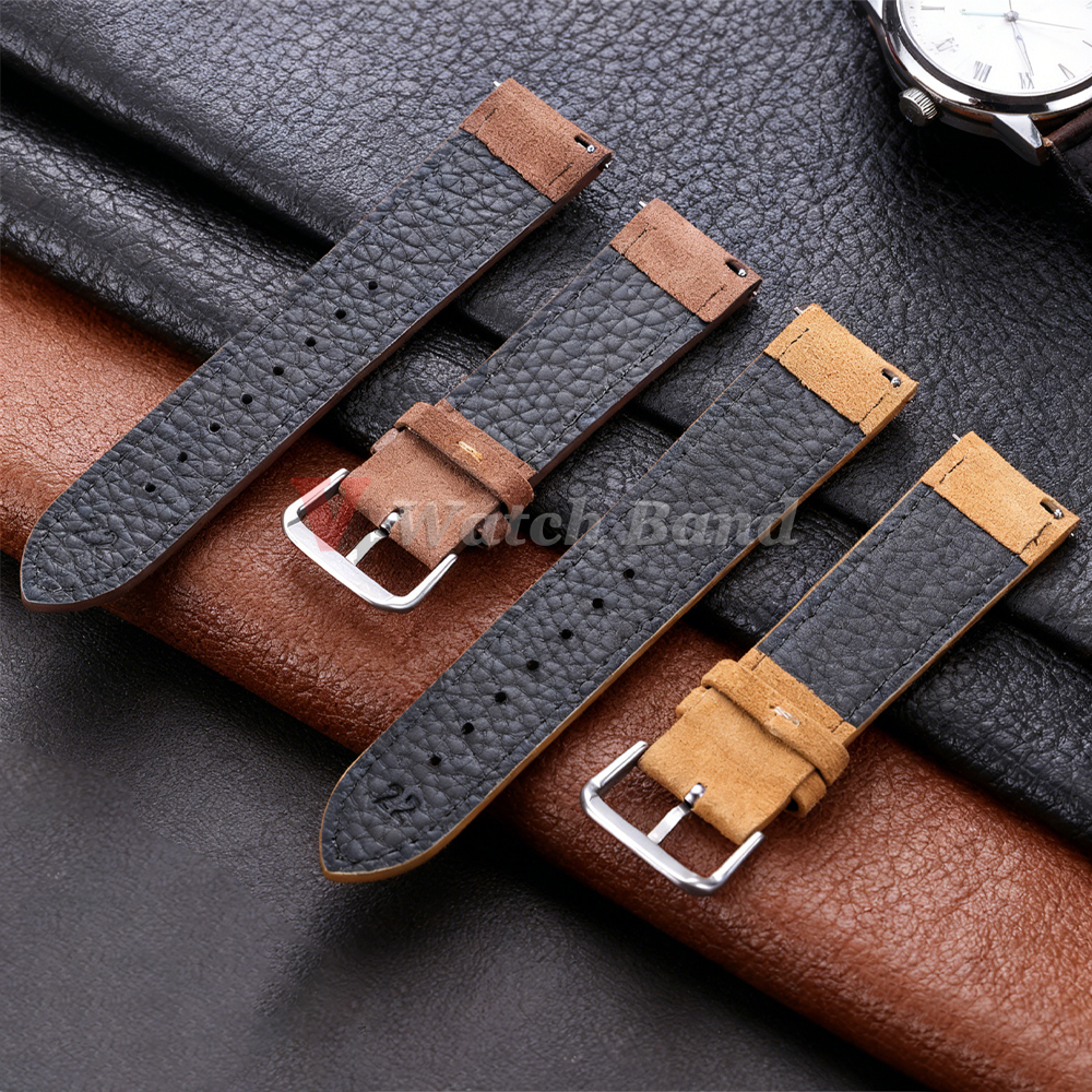 18/19/20/22mm Watch Band Genui - Suede Strap Watch บทวิจารณ์และราคา