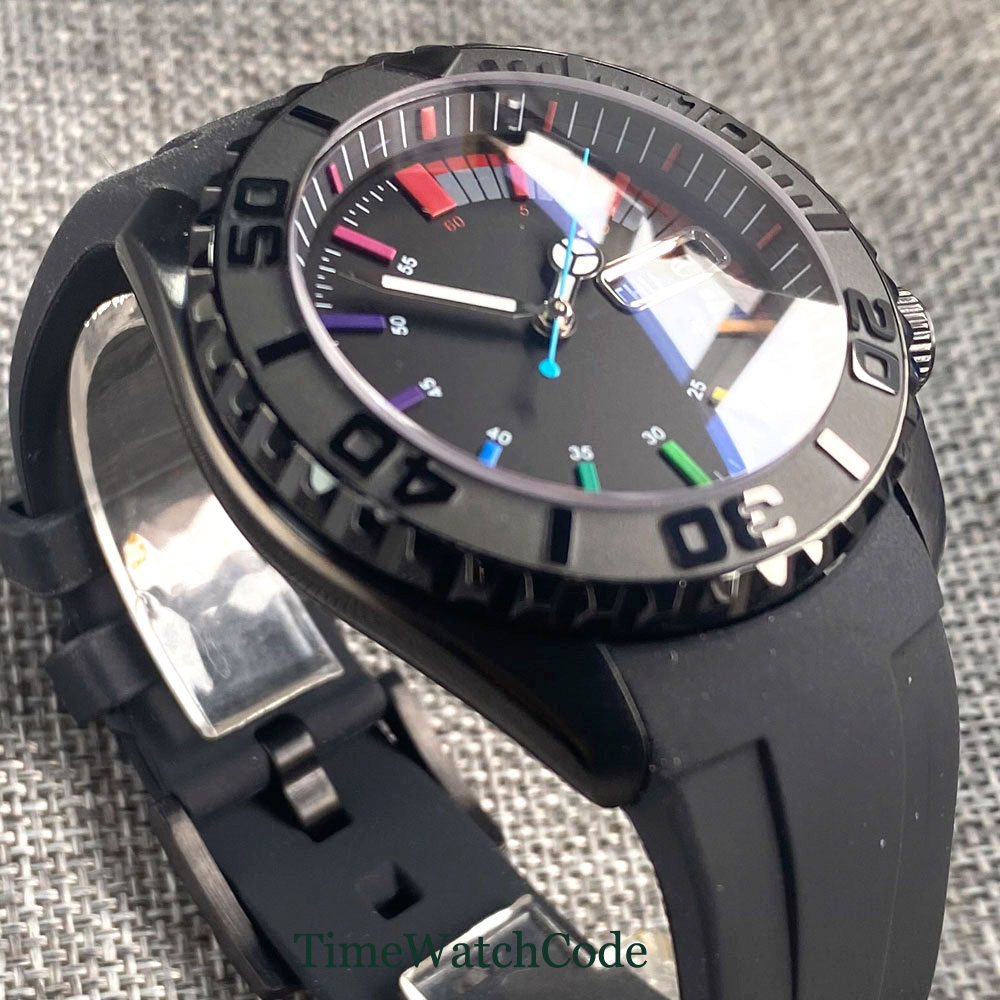Tandorio 41mm 20ATM Diver Auto - Rubber Strap Diver บทวิจารณ์และราคา