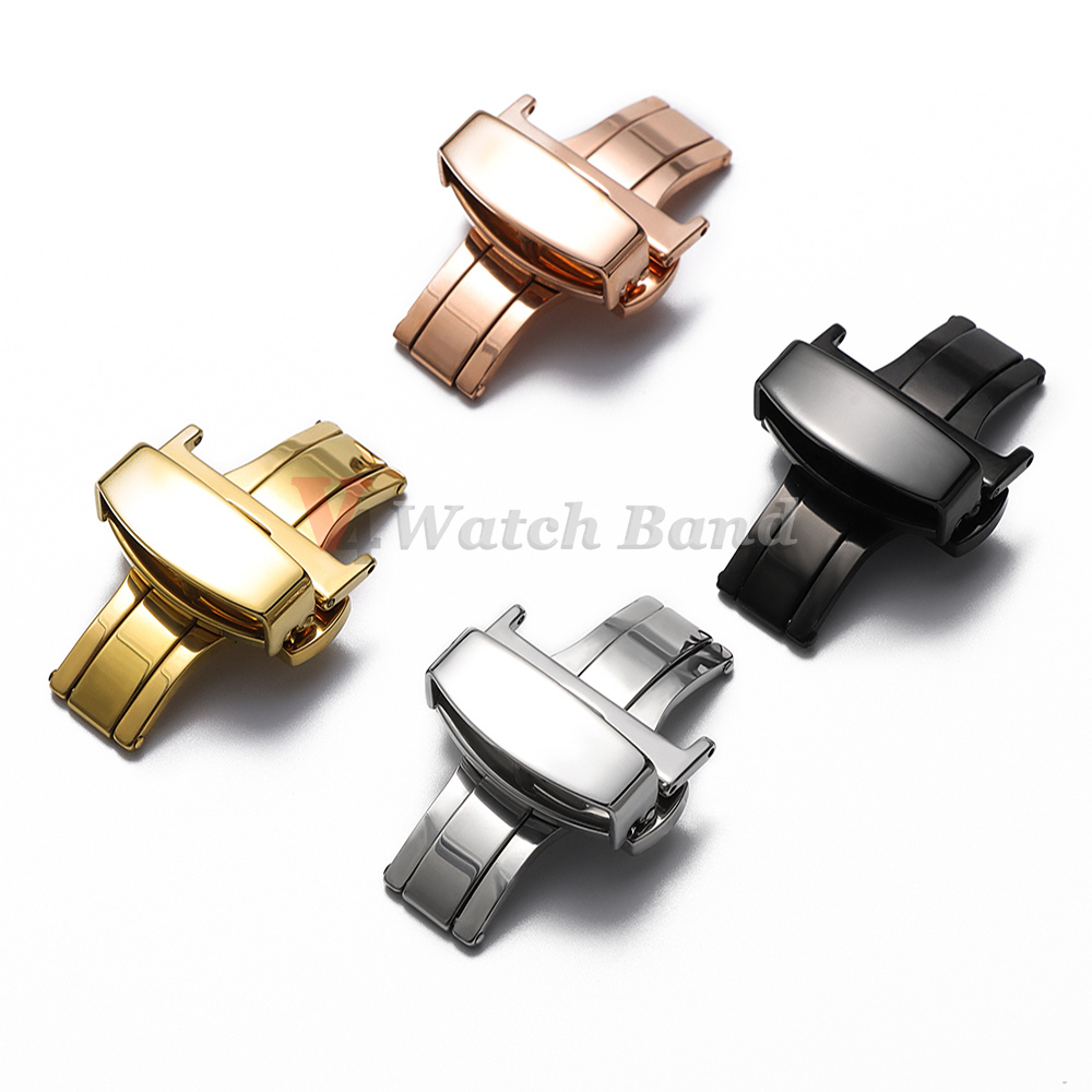Stainless Steel Clasp Strap fo - Butterfly Clasp Deployant บทวิจารณ์และราคา