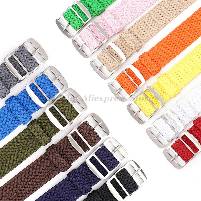 Woven Nylon Strap For Perlon W - Nato Strap Nylon บทวิจารณ์และราคา