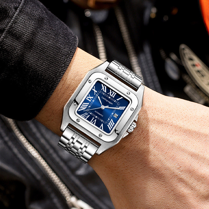 High-End Luxury Square Automat - Butterfly Clasp Deployant บทวิจารณ์และราคา
