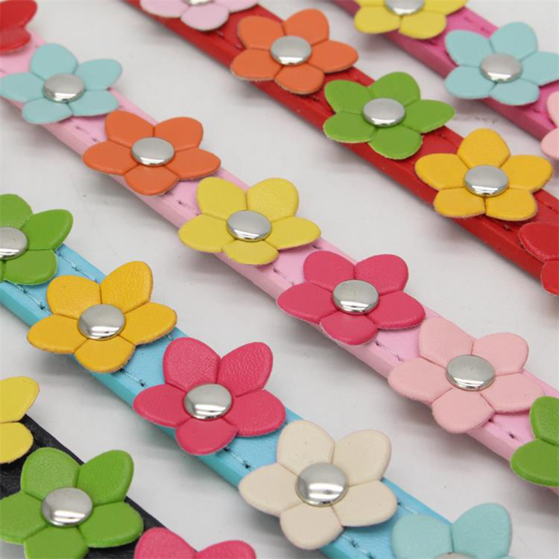 Pu Leather Colorful Flower Stu - Leather Strap Quick Release บทวิจารณ์และราคา