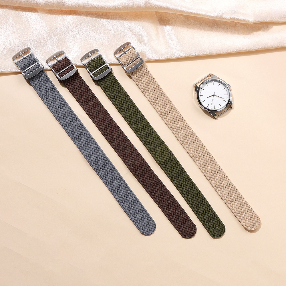 Nylon Woven Canvas Watch Band  - Perlon Strap Woven บทวิจารณ์และราคา