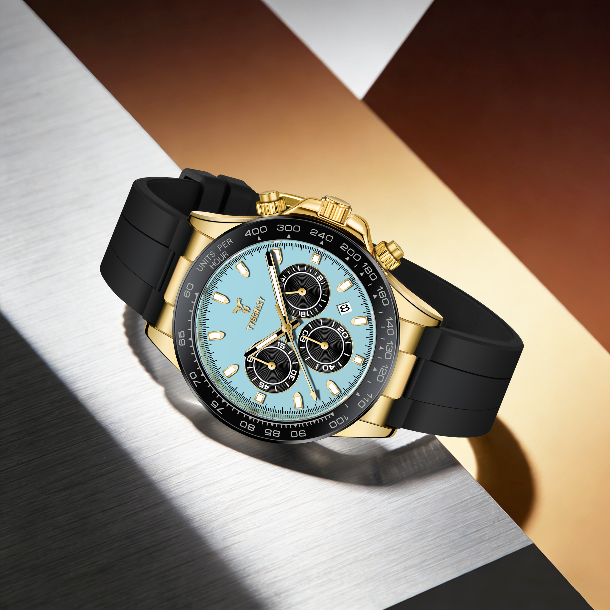 TYBERLEY Sophisticated Eleganc - Rubber Strap Diver บทวิจารณ์และราคา