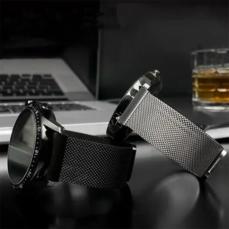 20/22mm Metal Milanese Loop Ba - Milanese Loop Magnetic บทวิจารณ์และราคา