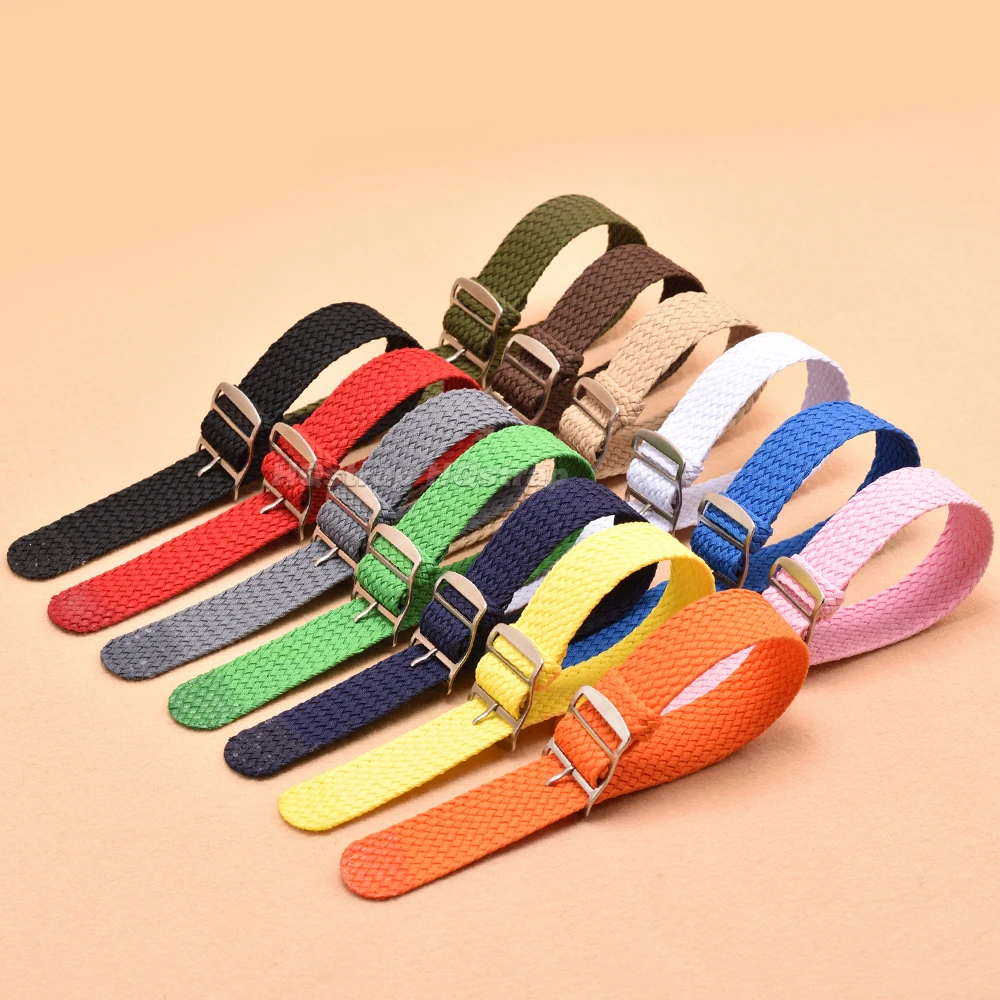 Woven Nylon Watch Strap 14mm 1 - Perlon Strap Woven บทวิจารณ์และราคา