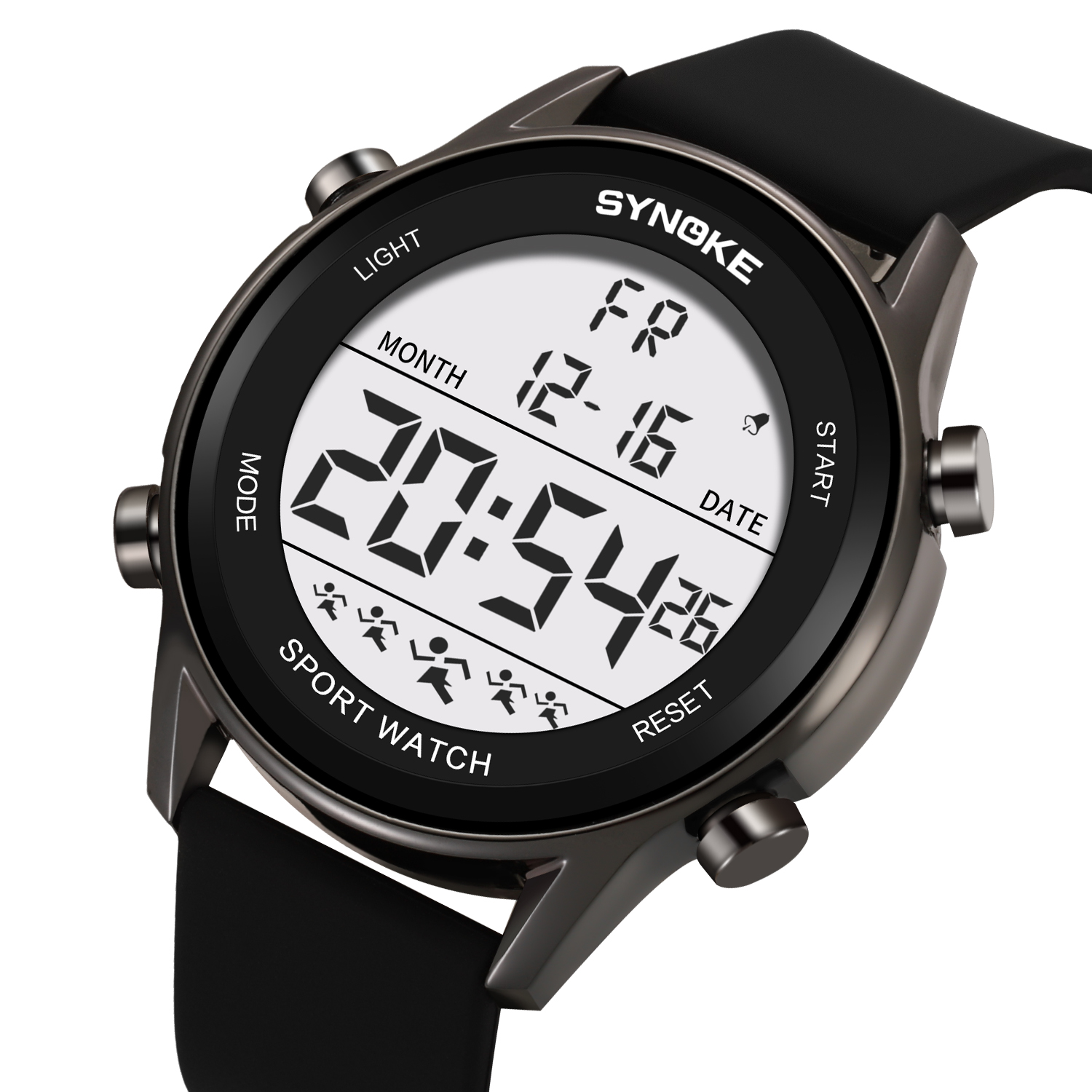 Digital Watches For Men Waterp - Rubber Strap Diver บทวิจารณ์และราคา