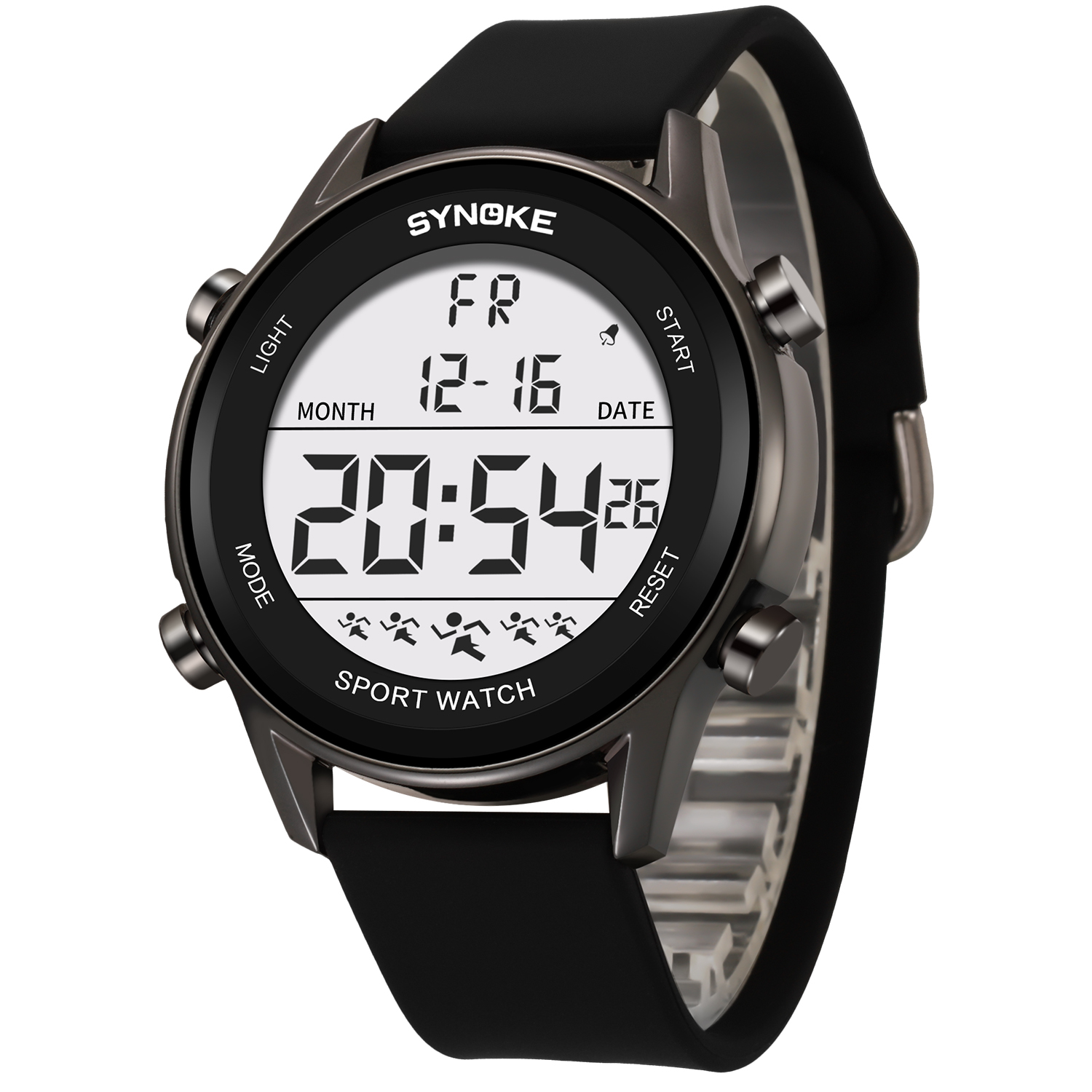 Digital Watches For Men Waterp - Rubber Strap Diver บทวิจารณ์และราคา