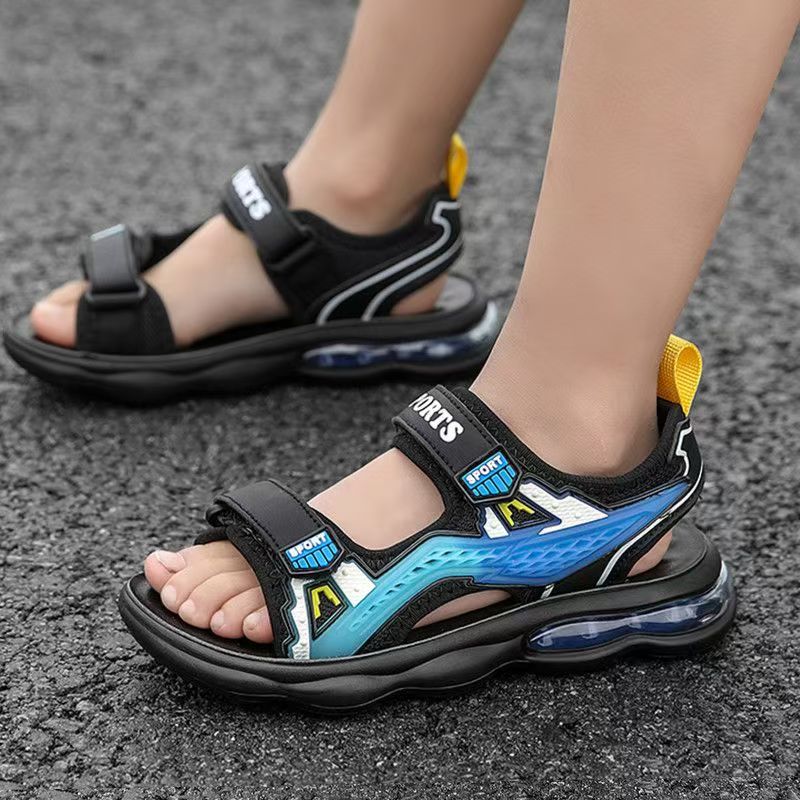 Children's Summer New Open Toe - Sport Loop Velcro บทวิจารณ์และราคา