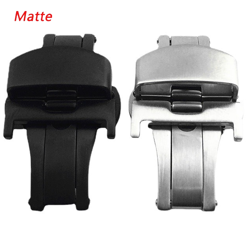Matte Stainless Steel Butterfl - Butterfly Clasp Deployant บทวิจารณ์และราคา