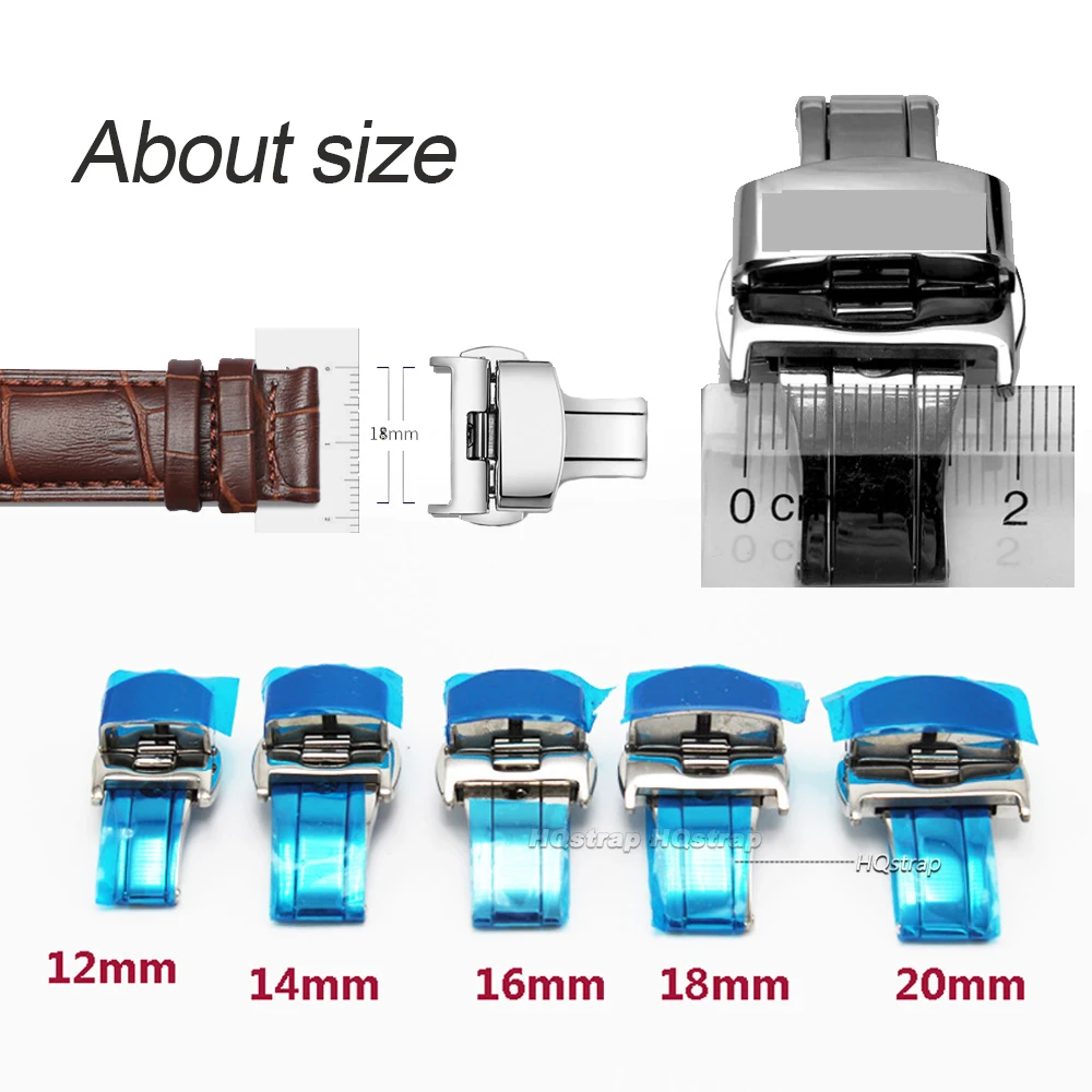 Matte Stainless Steel Butterfl - Butterfly Clasp Deployant บทวิจารณ์และราคา