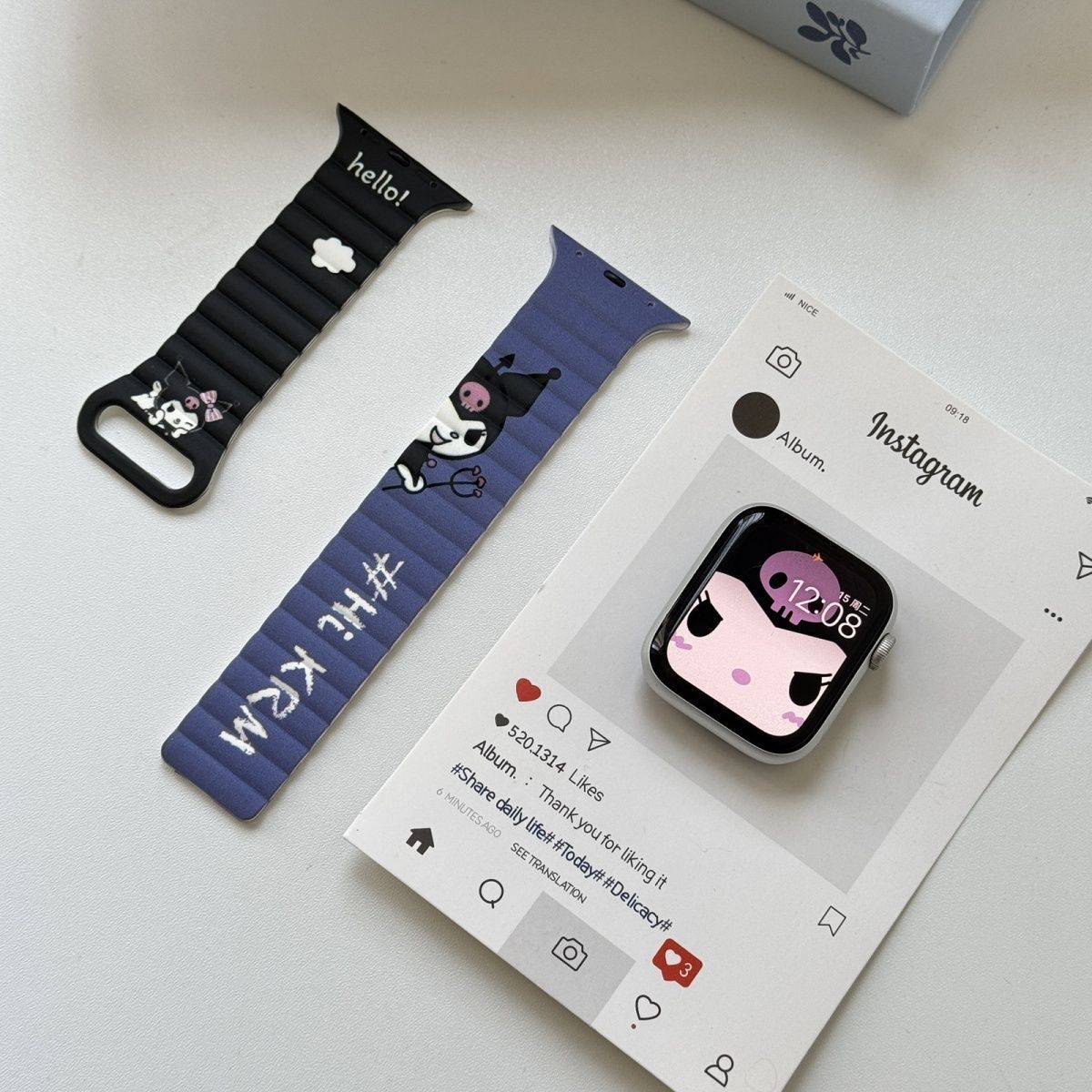 Anime Sanrio Hello Kitty Kurom - Silicone Band Women บทวิจารณ์และราคา