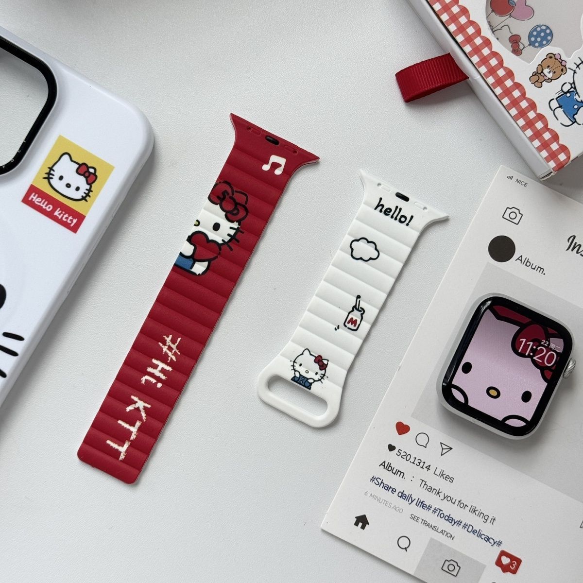 Anime Sanrio Hello Kitty Kurom - Silicone Band Women บทวิจารณ์และราคา