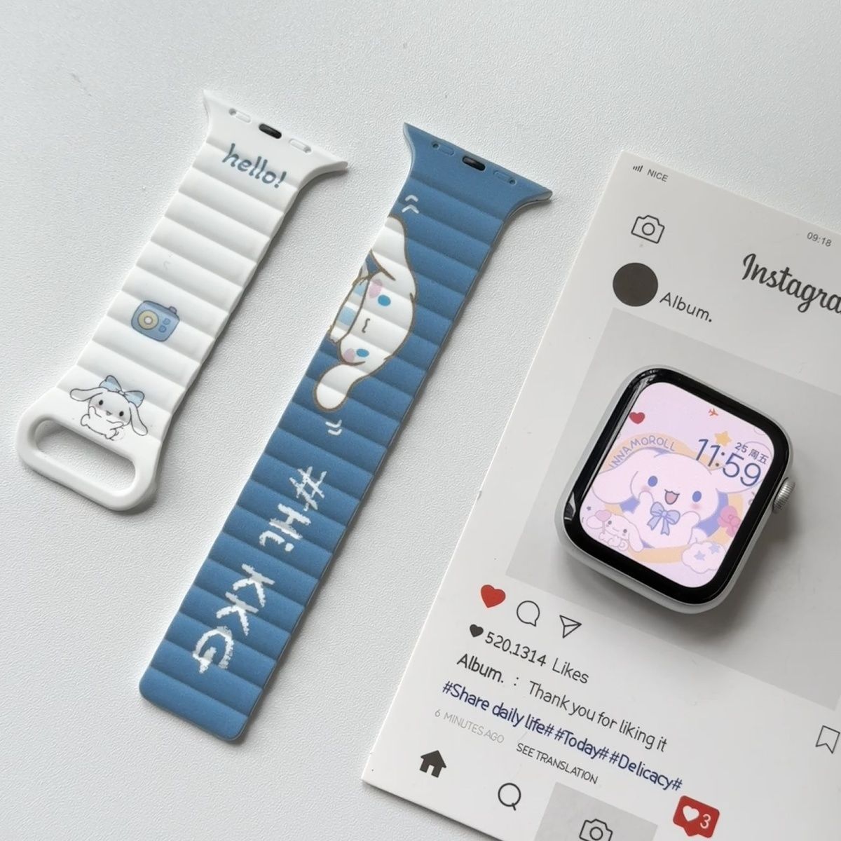 Anime Sanrio Hello Kitty Kurom - Silicone Band Women บทวิจารณ์และราคา
