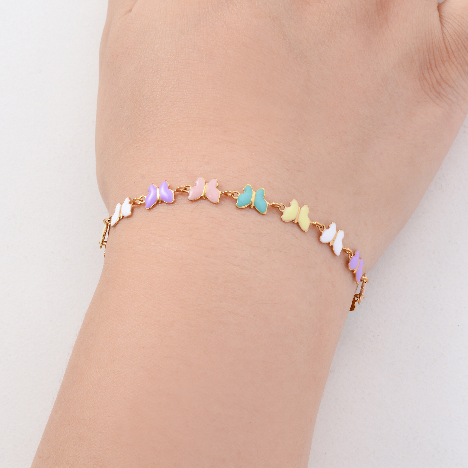 1Pcs Stainless Steel For Women - Butterfly Clasp Deployant บทวิจารณ์และราคา