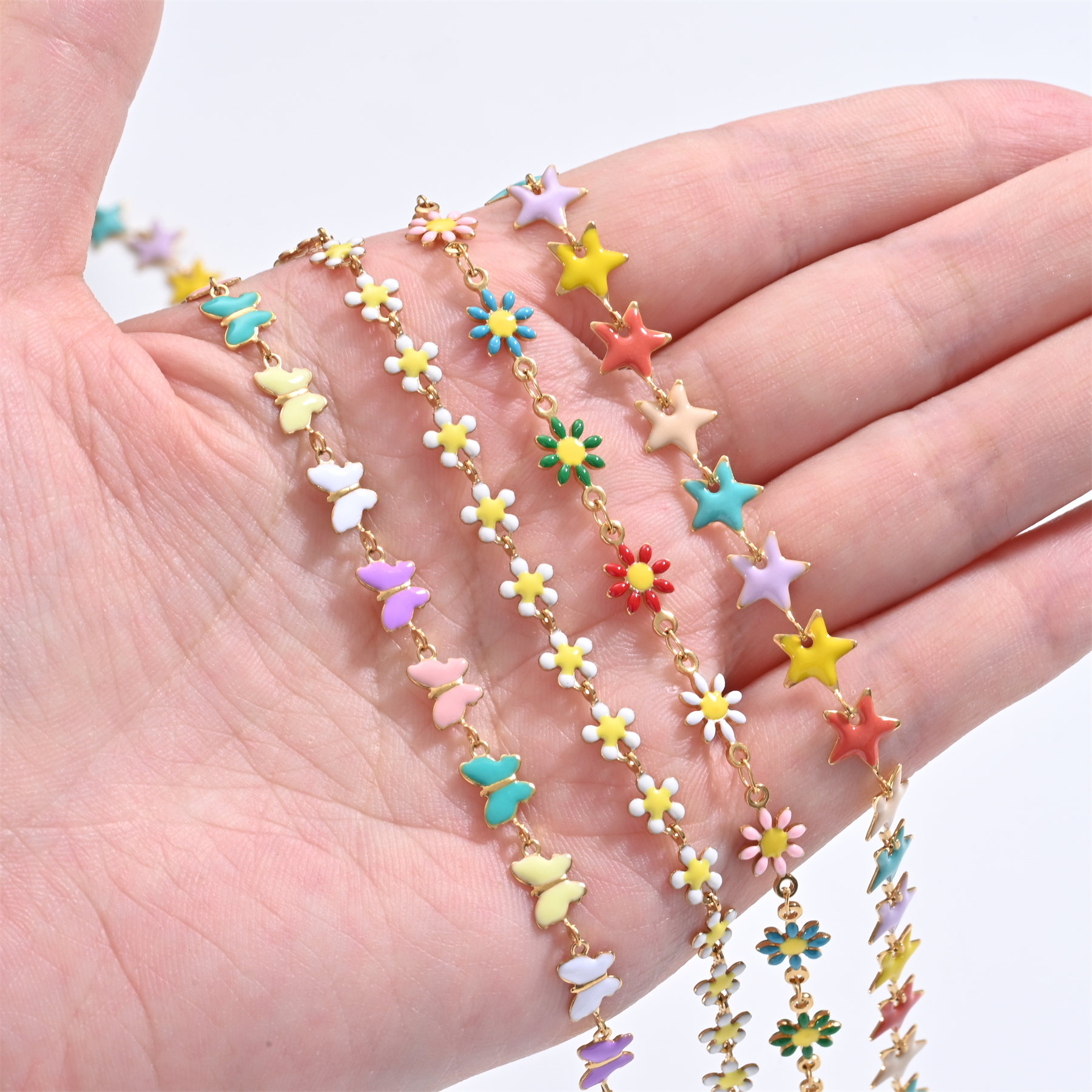 1Pcs Stainless Steel For Women - Butterfly Clasp Deployant บทวิจารณ์และราคา