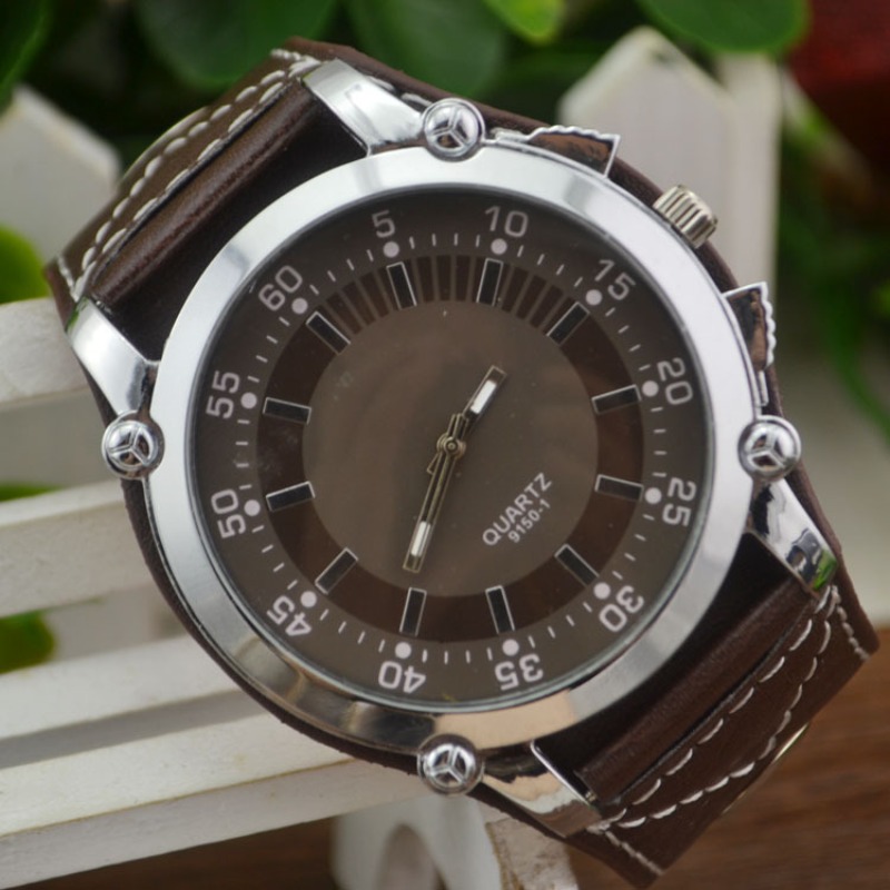Fashion Brand Luxury Wristwatc - Leather Watch Band Men บทวิจารณ์และราคา