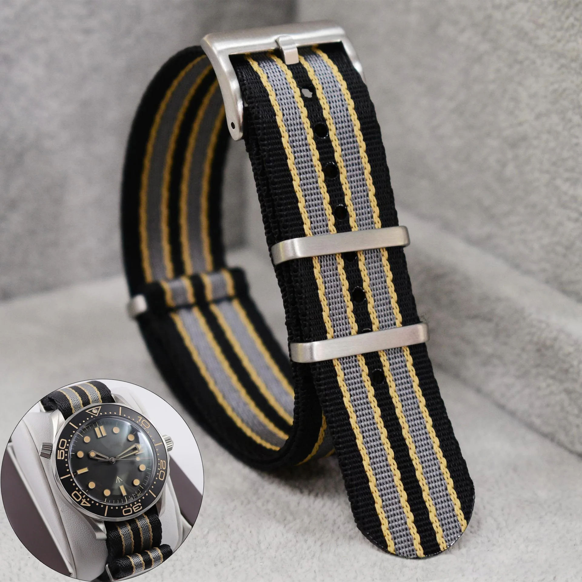 20mm Nylon Watch Strap for Ome - Nato Strap Nylon บทวิจารณ์และราคา
