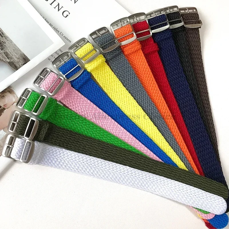 Fabric Woven Nylon Watch Band  - Perlon Strap Woven บทวิจารณ์และราคา