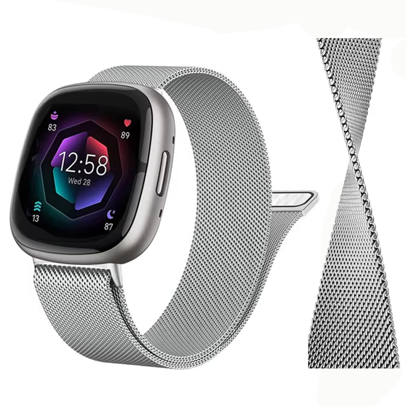 Milanese Loop strap for Fitbit - Milanese Loop Magnetic บทวิจารณ์และราคา