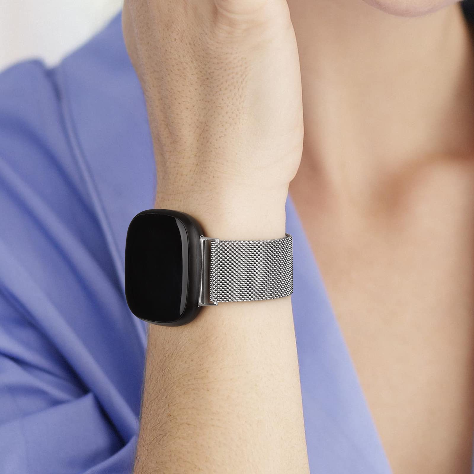 Milanese Loop strap for Fitbit - Milanese Loop Magnetic บทวิจารณ์และราคา