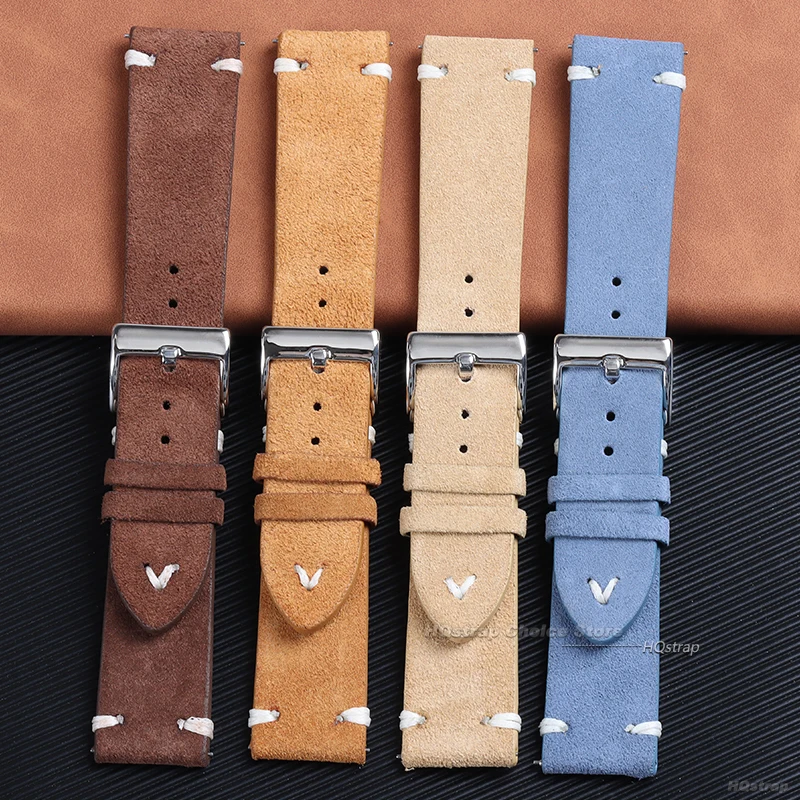 18mm 20mm 22mm High Quality Su - Suede Strap Watch บทวิจารณ์และราคา