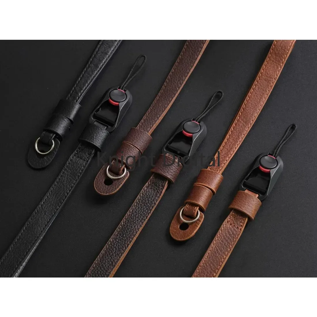 Genuine Leather Camera Wrist S - Leather Strap Quick Release บทวิจารณ์และราคา